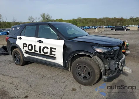 2020 Ford Explorer Police Interceptor from USA, damaged, VIN 1FM5K8AB3LGC13935